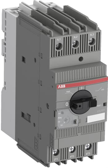 ABB Выключатель автоматический MS165-73 30кА с регулир. тепловой защитой 62А-73А Класс тепл. расцепит. 10