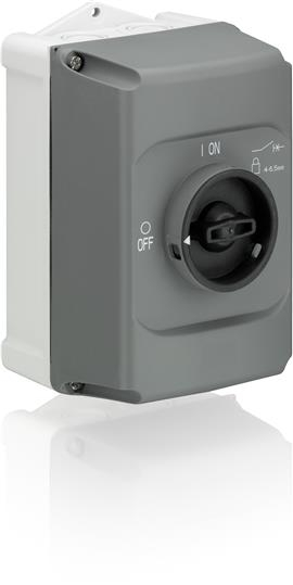 ABB Бокс IB132-G для MS116, MS132, MS132-T, MO132 IP65 с черной ручкой управления