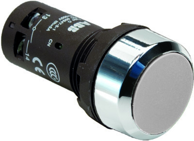 ABB CP1-30W-10 Кнопка белая без фиксации 1HO