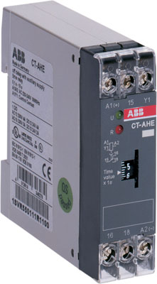 ABB Реле времени CT-VWE (с проскальз. при замык.) 110-130В АС (време нной диапазон 3с..300с.) 1ПК
