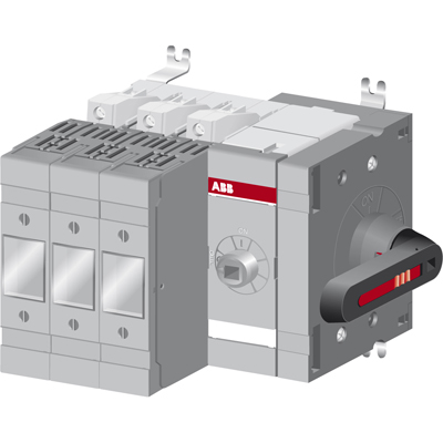 ABB OS16 Рубильник OS160GDS30 без ручки под предохранители DIN-00