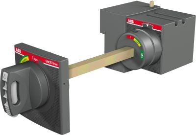 ABB Tmax XT Рукоятка левая боковая аварийная на дверь для выключателя стационарного/втычного исполнения RHS L XT1-XT3 F/P_EM