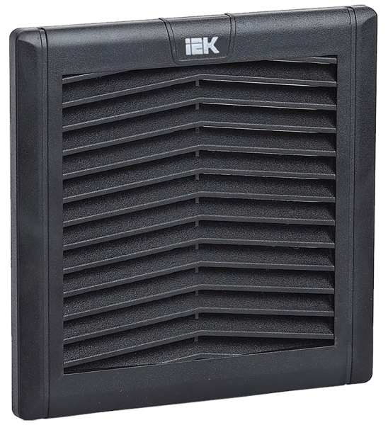 IEK Фильтр с решеткой для вентил. ВФИ 65-105м3/час черный