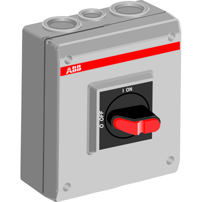 ABB OTP63 Рубильник в боксе OTP63B6M до 63A 6-полюсный, резьба 4хМ32+2хМ1 6