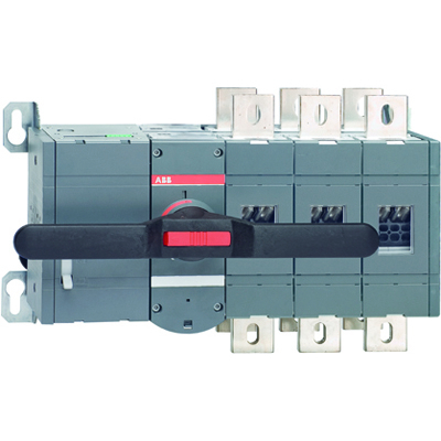 ABB OTM8_C Реверсивный рубильник OTM800E3CM110V до 800А 3-полюсный с моторным приводом 110В AC/DC