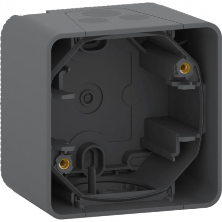 Schneider Electric Mureva Styl наруж Антрацит Бокс 1-постовой, IP55