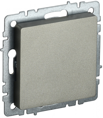 IEK BRITE BASE Шампань Заглушка c суппортом МЗ10-БрШ