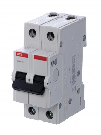 ABB Выключатель автоматический 2P, 50A, C, 4,5кА, BMS412C50