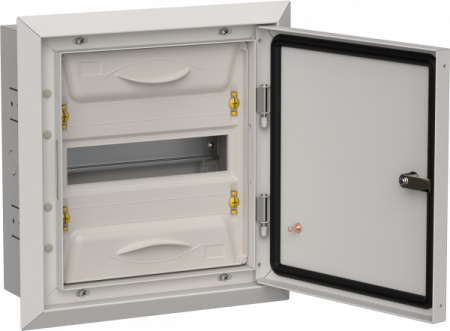 TITAN 5 Корпус мет. ЩРв-12 (1х12) 380х365х130 IP31 сер IEK