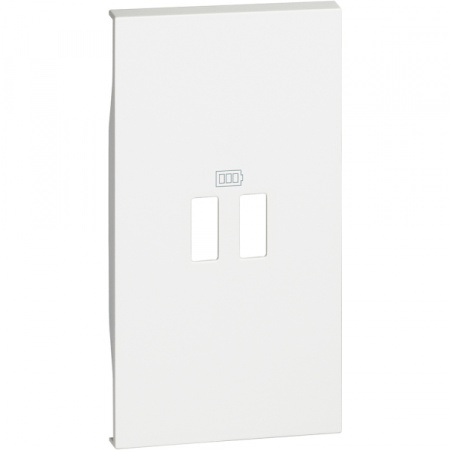 BT Living now Белый Лицевая панель для зарядных устройств USB 2 мод