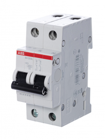 ABB Выключатель автоматический 2-полюсной SH202L C63