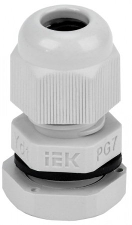 IEK Сальник PG7 диаметр проводника 5-6мм IP54