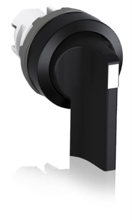ABB Переключатель M2SS5-10B (длинная ручка) черный 2-х позиционный без подсветки (только корпус) 90 град. с фиксацией