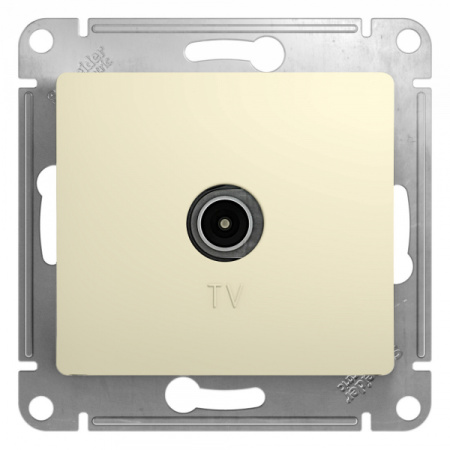 Systeme Electric Glossa Беж Розетка TV коннектор