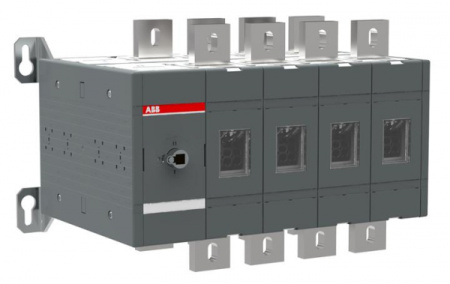 ABB OTM63_C Реверсивный рубильник OTM630E4CM48D до 630А 4-полюсный с моторным приводом 48В DC