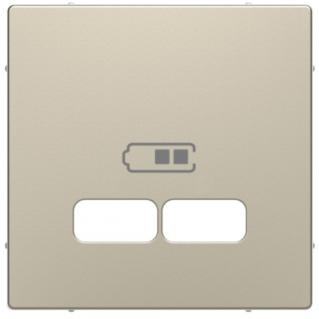 Schneider Electric Merten D-Life Сахара Накладка центральная для USB механизма 2,1А
