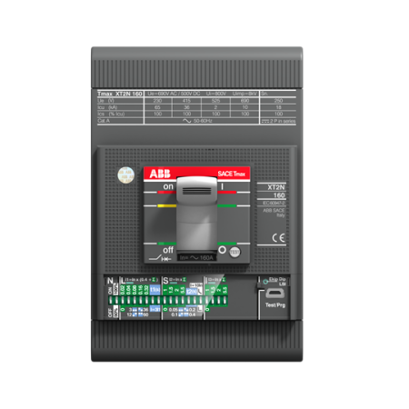 ABB Выключатель автоматический XT2N 160 Ekip Dip LIG In=100A 3p F F