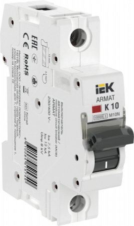 IEK ARMAT Автоматический выключатель M10N 1P K 10А
