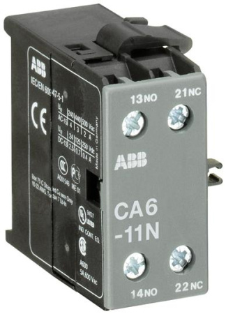 ABB CA6-11N Контакт дополнительный боковой установки для миниконтактров В6, В7
