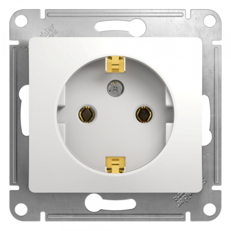 Systeme Electric Glossa Бел Розетка с/з