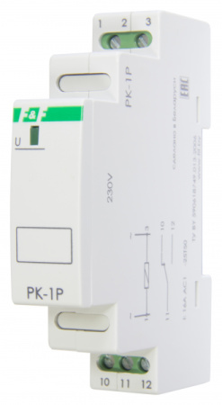 Промежуточ реле PK-1P/24, 1M, DIN, 24В АС/DC, 16А , 1NO/NC, IP20