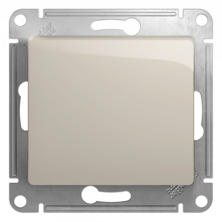 Systeme Electric Glossa Молочный Выключатель 1-клавишный, сх.1, 10AX