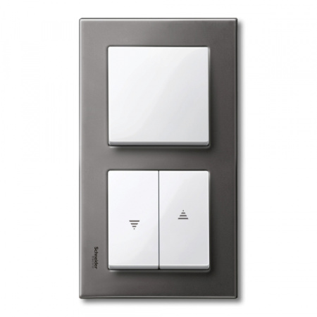 Schneider Electric Merten SM Бел глянец Клавиша 2-ая жалюзийная