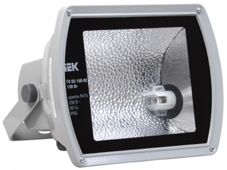 IEK Прожектор ГО02-150-02 150Вт Rx7s серый асимметричный IP65