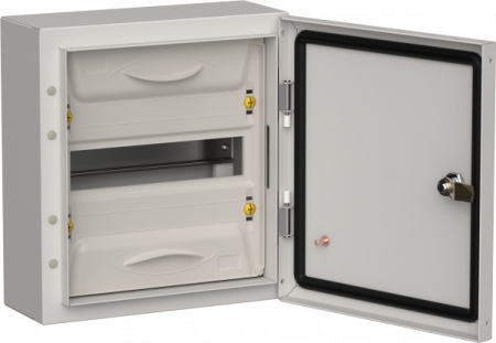 IEK TITAN 5 Корпус мет. ЩРн-12 (1х12) 335х310х140 IP54 сер
