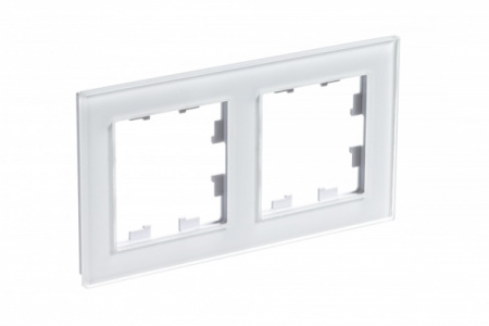 Systeme Electric AtlasDesign Nature Стекло белый Рамка 2-ая