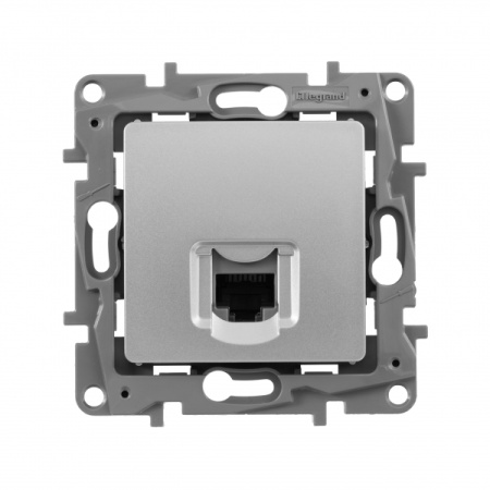 Legrand Etika Алюминий Розетка компьютерная RJ45, категория 5е UTP