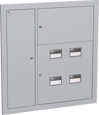 IEK LIGHT Корпус металлический ЩЭ-4-Э 36 IP31 (слаботочный отсек слева) LIGHT