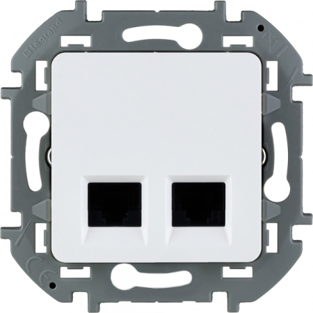 Legrand INSPIRIA Белый Двойная розетка RJ 45 - категория 6 - UTP