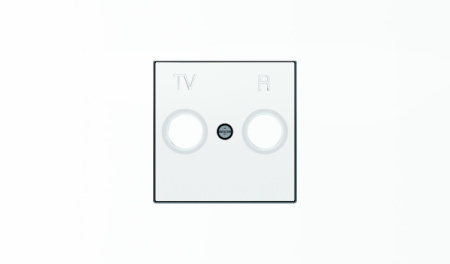 ABB SKY Альпийский белый Накладка для TV-R розетки