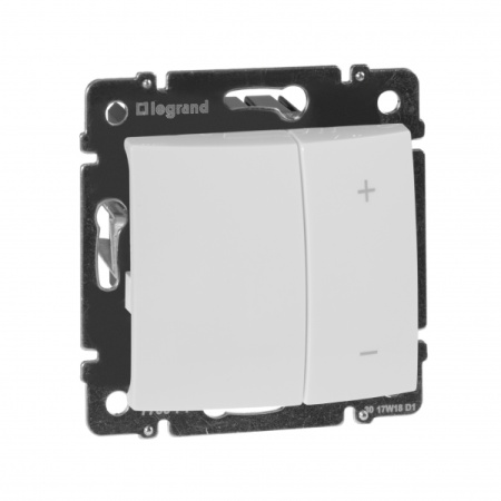 Legrand Valena Бел Светорегулятор нажимной 40-600W для л/н и обмоточных т-ров