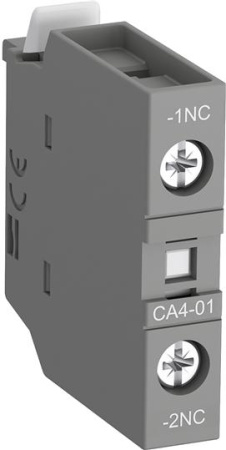 ABB Контакт CA4-01 (1НЗ) фронтальный для контакторов AF09…AF96 реле NF22E…NF40E