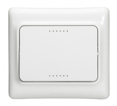 Legrand Kaptika Белый Выключатель 1-клавишный