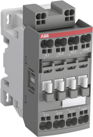 ABB Контактор AF16-30-10K-13 с втычными клеммами, с универсальной катушкой управления 100-250BAC/DC