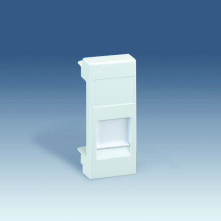 Simon 82 Centr. Белый Адаптер на RJ45(12) AMP(Keystone), узкий