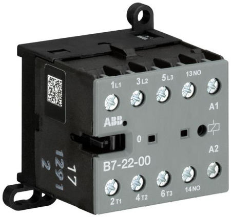 ABB Миниконтактор B7-22-00-01 12А (400В AC3) катушка 24В AС