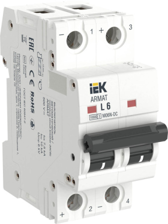 IEK ARMAT Автоматический выключатель M06N-DC 2P L 6А
