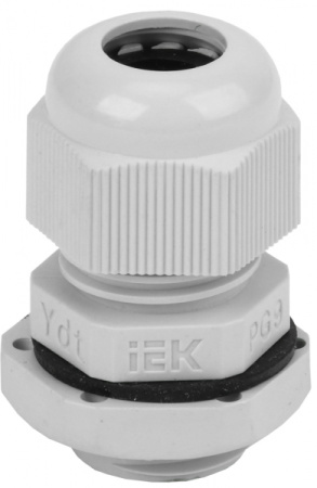 IEK Сальник PG9 диаметр проводника 6-7мм IP54