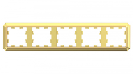 Systeme Electric AtlasDesign Antique Золото Рамка 5-ая, универсальная