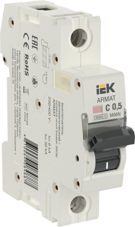 IEK ARMAT Автоматический выключатель M06N 1P C 0,5А