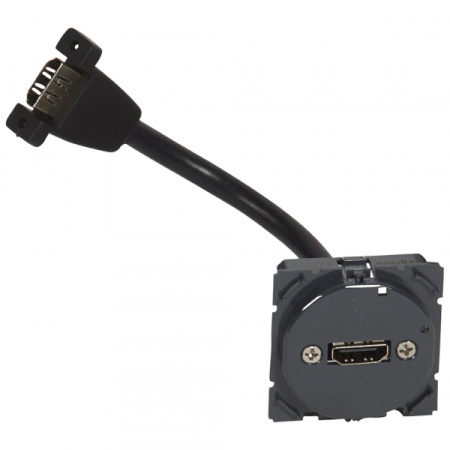 Legrand Celiane Мех Розетка HDMI с кабелем