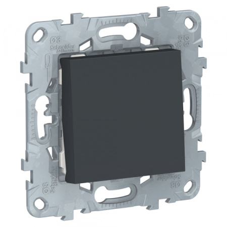 Schneider Electric Unica New Антрацит Переключатель 1-клавишный, сх. 6, 10 AX, 250В