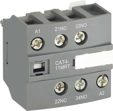 ABB Блок контактный дополнительный CAT4-11ERT для контакторов AF..RT и NF..RT