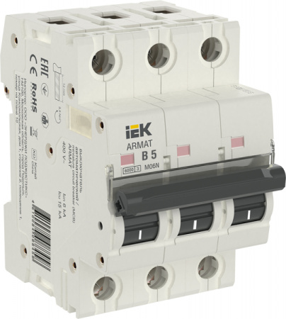 IEK ARMAT Автоматический выключатель M06N 3P B 5А