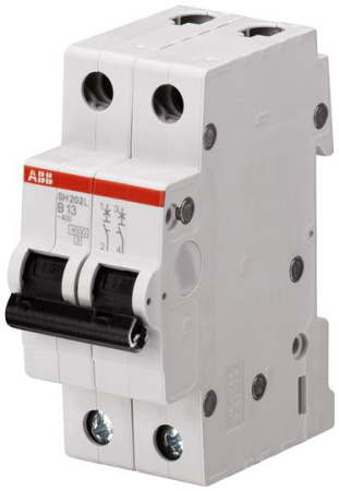 ABB Выключатель автоматический 1P+N SH201 C 0,5 NA
