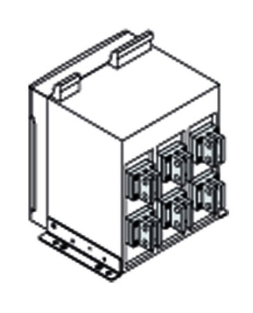 ABB Emax2 Комплект силовых выводов VR/HR E6.2 Iu=6300 4p/f 4шт